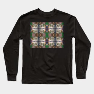 Abstract Pattern 6 - Landscape Orientation Long Sleeve T-Shirt